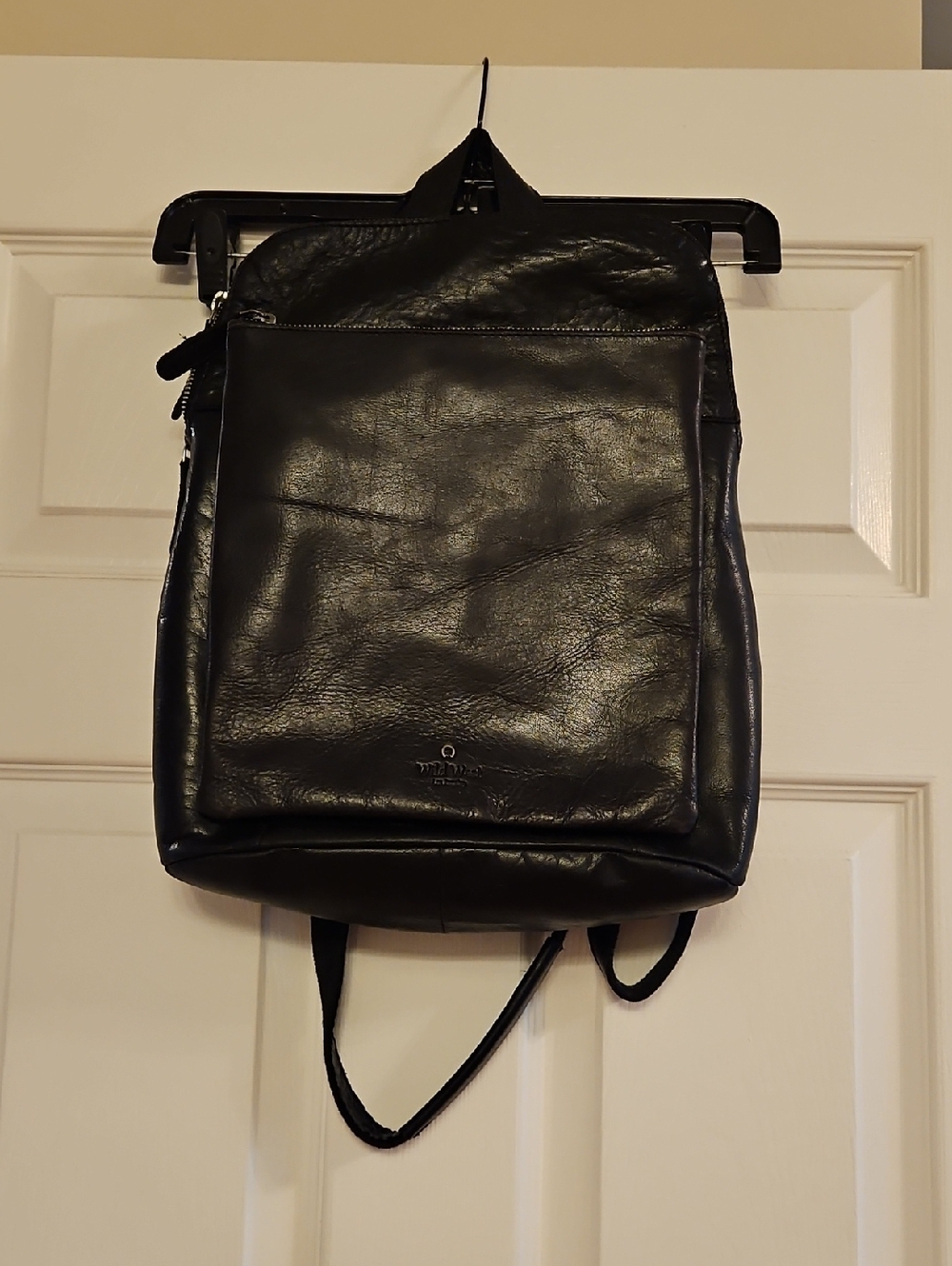 Wild West Los Angeles Black Leather Women's Backpack -